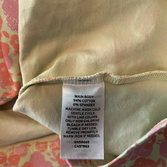 BP Nordstrom Floral Strapless Bodycon Mini Dress in Pink & Yellow Size Small - Picture 5 of 5